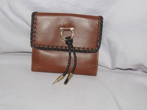 Salvatore Ferragamo Brown Leather Wallet