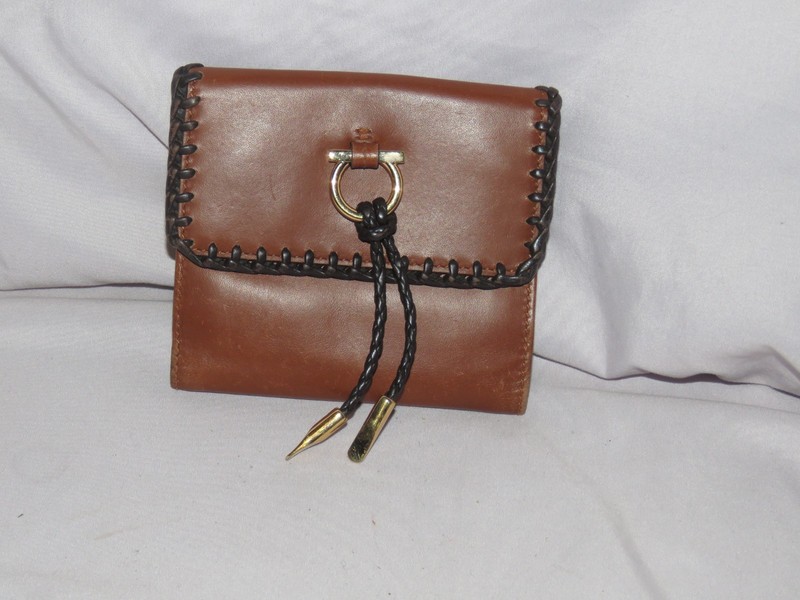 Salvatore Ferragamo Brown Leather Wallet