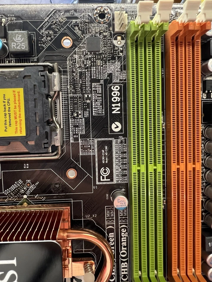 MSI P7N SLI-FI MS-7380 Socket 775 NVIDIA nForce 750i SLI DDR2 ATX Motherboard - Image 3 of 4