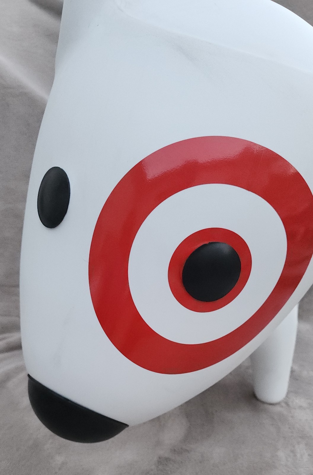 Rare Bullseye Target Dog Statue Store Display Bull Terrier Sculpture ...