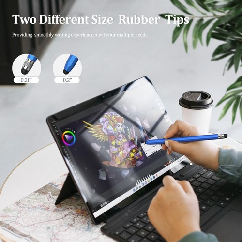 2-in-1 Stylus Pen Metal Electromagnetic Pen New Touch Screen Pen - Afbeelding 5 van 9