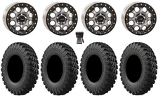 System 3 SB-7 15" Wheels Ti 6+1 37" MotoRally Tires Ranger 1500 & Xpedition