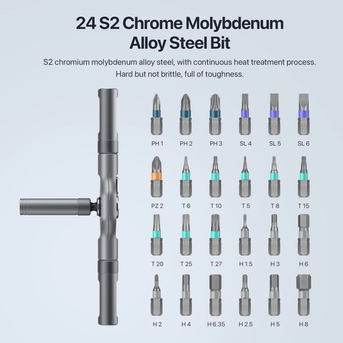 New 24in1 Amazing Multifunction Ratchet Screwdriver Set Magnetic Repair Tool Kit - Picture 2 of 13