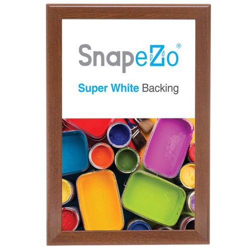 SnapeZo® Dark Wood 20x30 Poster Frame - 1.25" Profile