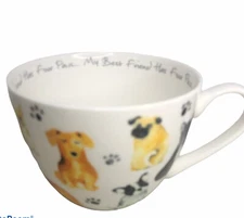 Portobello By Design My Best Friend Has Four Paws Bone China Jumbo Dog Mug