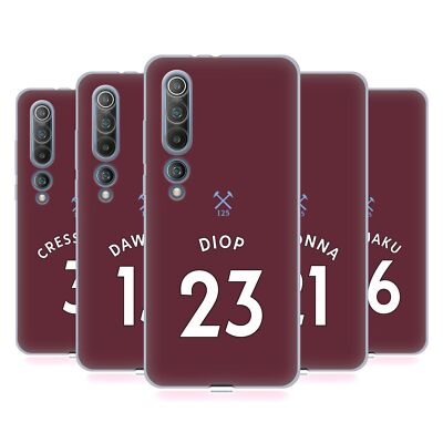 WEST HAM UNITED FC 2020/21 PLAYERS HOME KIT GEL CASE FOR XIAOMI REDMI PHONES