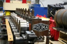 9 STAND PROMA DUPLEX ROLLFORMER 1-3/4″ SPINDLE DIAMETER 1/4″ x 1/8″ SPINDLE KEYW