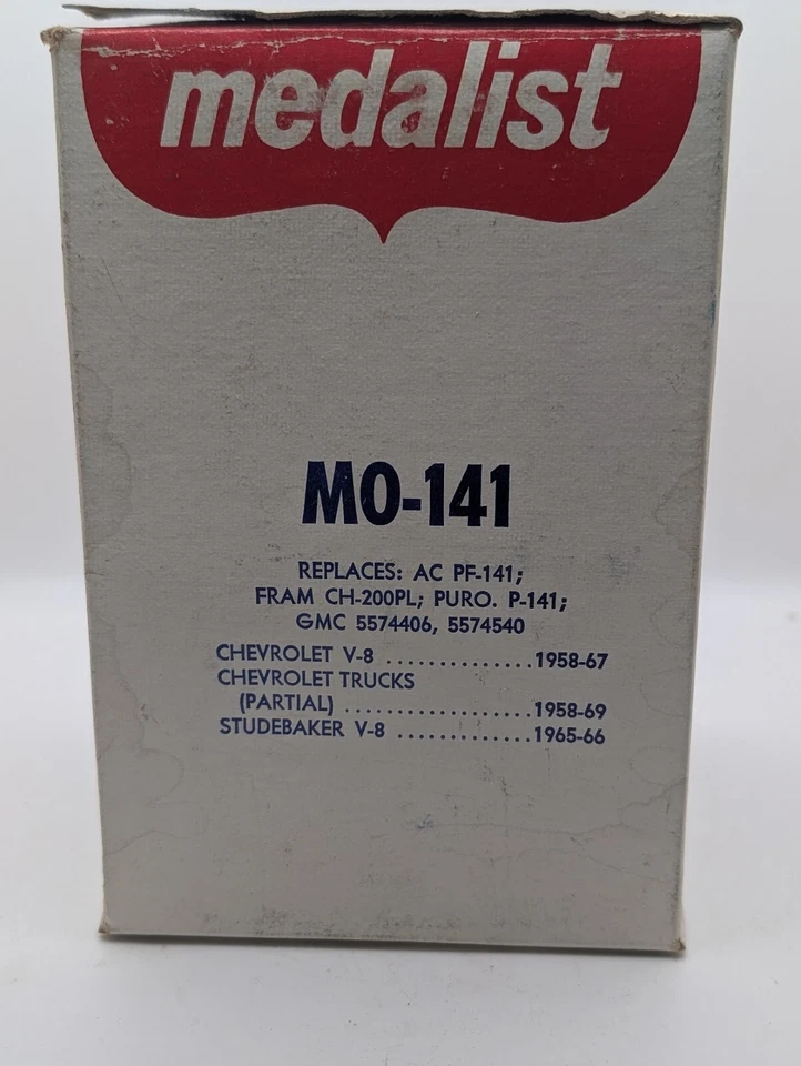 Filtro de aceite de motor-medalista M0-141 intercambio CH200PL NOS Foto 2 de 3