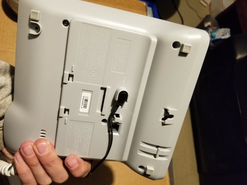 AT&T CL4940 Corded Senior Phone w/ Answering Backlit Display Extra Large Buttons - Picture 3 of 3