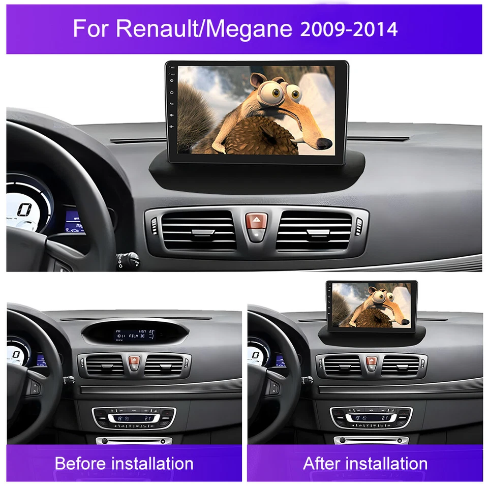 2+64GB Android 15 Autoradio Für Renault Megane 3 2009-2014 Apple Carplay GPS 9in - Bild 2 von 4