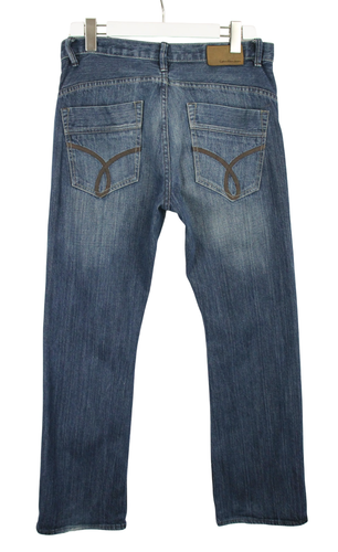 Jeans Bootcut De Hombre CALVIN KLEIN JEANS W32/L32 Con Botón Desgastados - Imagen 2 de 9