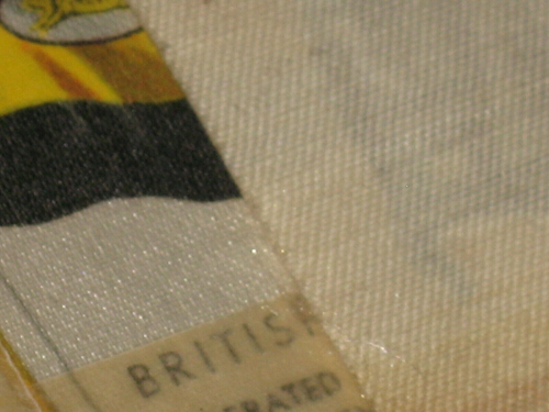 5 antique 1930s Kensitas Cigarette Silks BRITISH EMPIRE flags Malay States Perak - Picture 9 of 9