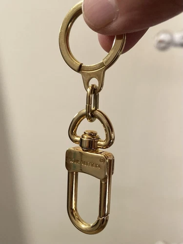 Louis Vuitton Gold Metal Keychain Bag Charm, Made In France, Very Good Cond.