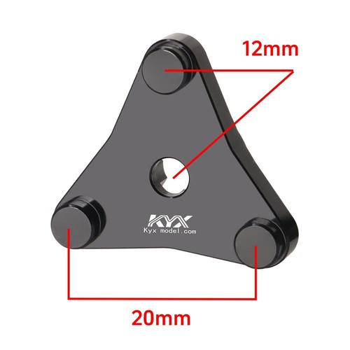 Actualización hexagonal de cubo adaptador de rueda de aluminio KYX para 1/10 Tamiya Hotshot II The Bigwig - Imagen 5 de 9