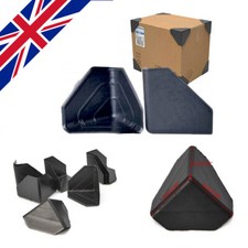Express Carton Box Corner Guards Plastic Triangle Corner Protector Cap Black UK
