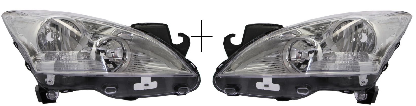 Phare avant Peugeot 3008 et 5008 optiques électriques gauche et droit de 2009 à 2016