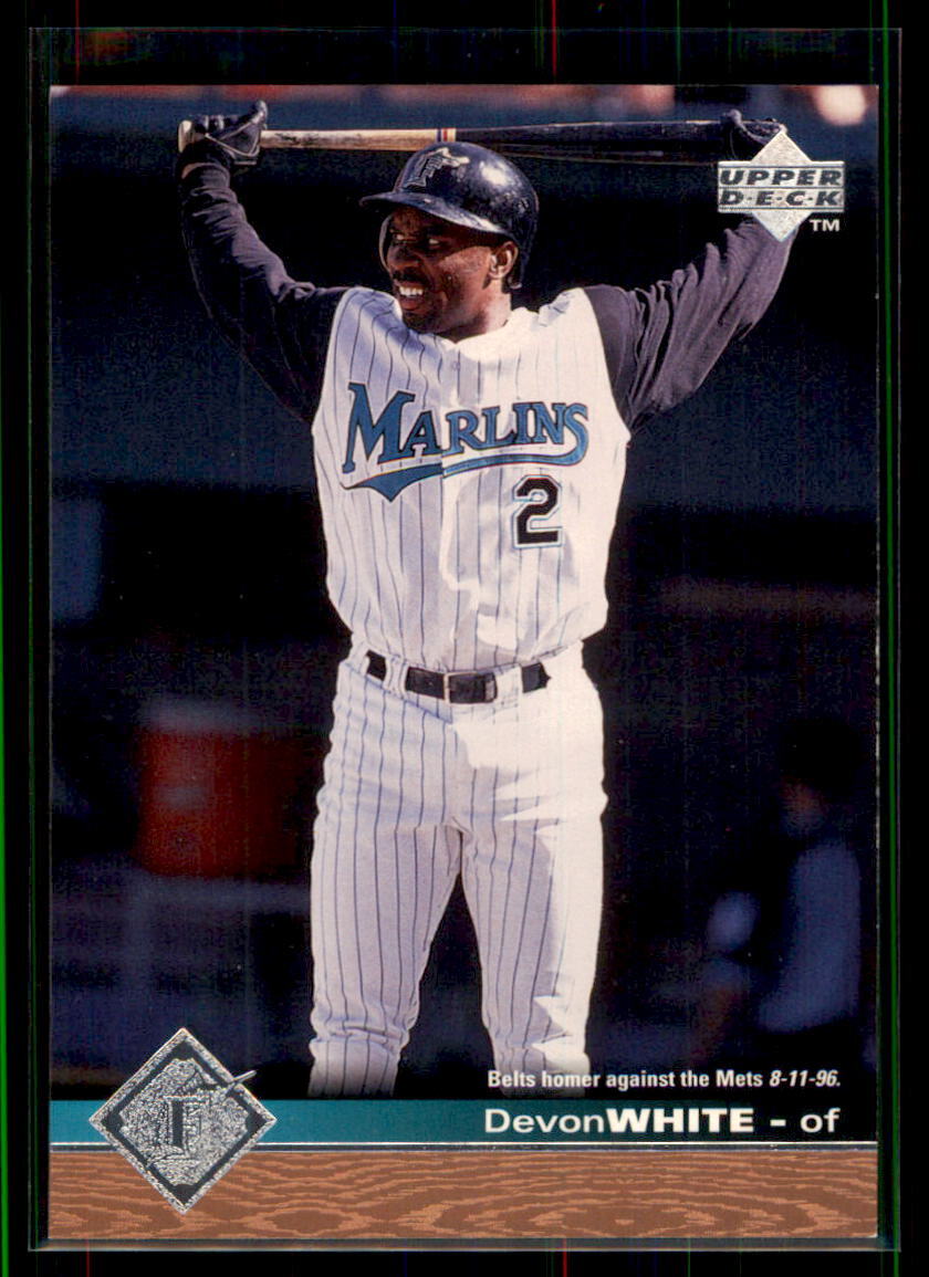 1997 Upper Deck Devon White #358 Florida Marlins