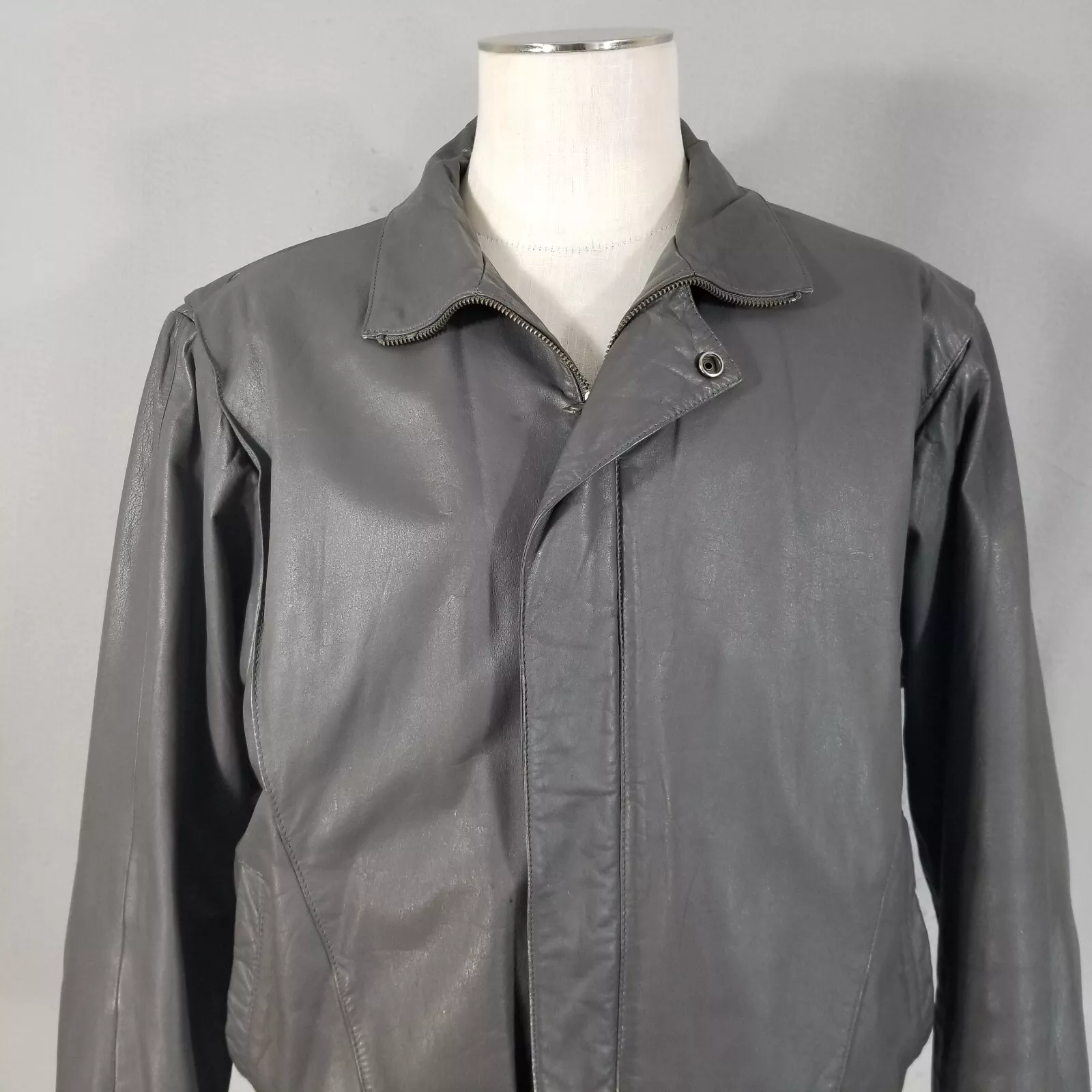 rage biker bomber cafe moto disco vintage 80's jacket