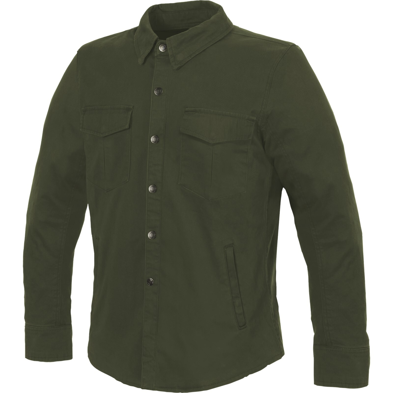 Men's Motorcycle Jacket L - Büse Jackson II 2 Motorcycle Shirt - Olive