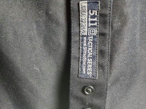 5.11 Tactical Class A Long-Sleeve Patrol Duty Uniform Shirt Navy Men Size XL - Picture 8 of 8