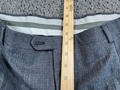 VTG Christian Dior Double Pleated Wool Pants Men's 38 x 31
