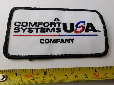 COMFORT SYSTEMS COMPANY USA PATCH HAT BADGE HVAC PLUMBING HEATING