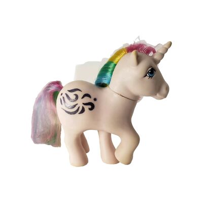 マイリトルポニー pony vintage Vintage My Little Pony Windy Rainbow Unicorn G1 1983 Purple