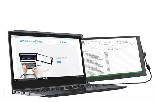 Mobile Pixels Duex Pro 12.5" Portable Laptop Monitor w/ Kickstand - Dual Screen - 第 2/15 張圖片