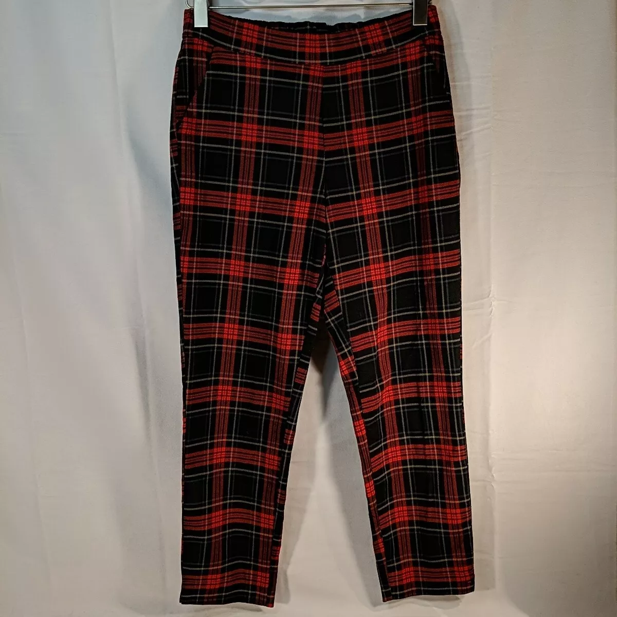 Zara tartan store pants