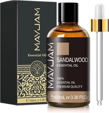 Sandalwood Essential Oil, 3.38FL.OZ Pure Essential Oils by , Large Volume Sandal