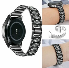 22mm For Samsung Galaxy watch 3 45mm 2020 Bling Watch Band Stainless Steel Strap