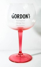 Personalised Gordons Pink Gin Glass a Gift for Him or Her Your Engraved Message