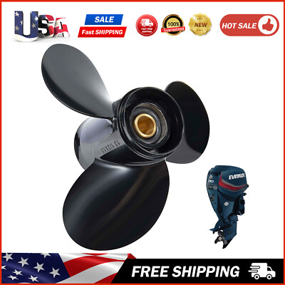 Propeller 13-1/2x15 for Johnson Evinrude OMC 765182 0765182 13.5'' x 15'' Pitch