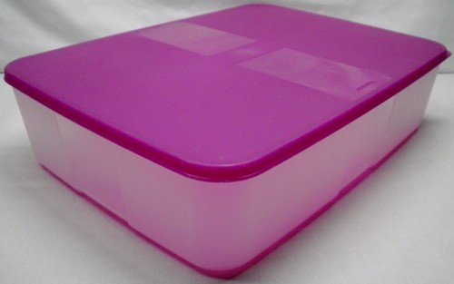 Tupperware Rechteck Freezer Mate 4167C mit lila Deckel 2095A - Bild 6 von 17