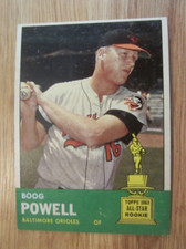 Boog Powell 1963 Topps #398 Trading Card MLB Baseball Baltimore Orioles