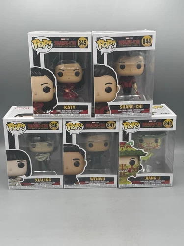 Funko Pop Lot Marvel Shang-Chi & the Legend of the Ten Rings 844 845 846 847 848