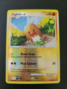 Pokemon TCG Card 2007 Secret Wonders - Diglett 85/132 Reverse Holo