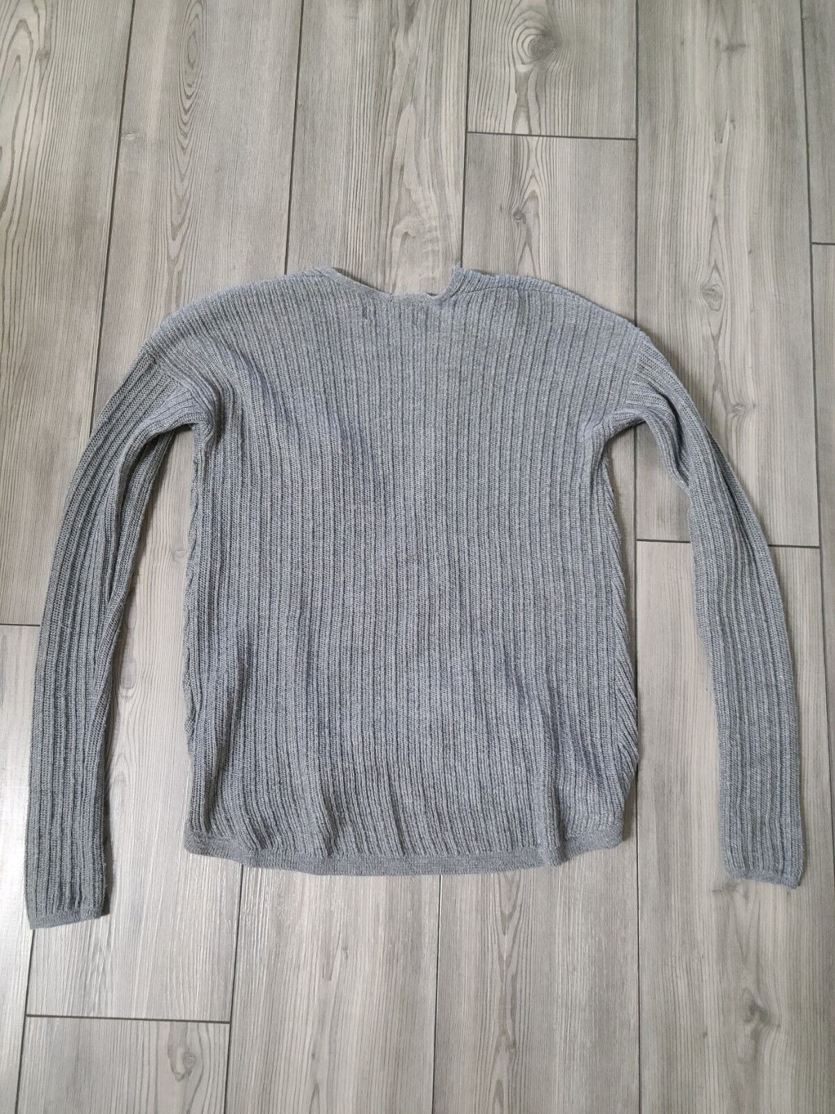 Hollister Grey Sweater Hollister Grey Crisscross … - image 2