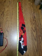 Looney Tunes Mania Men's Tie Sylvester Tweety Vintage 1995 100 Polyester In VGC