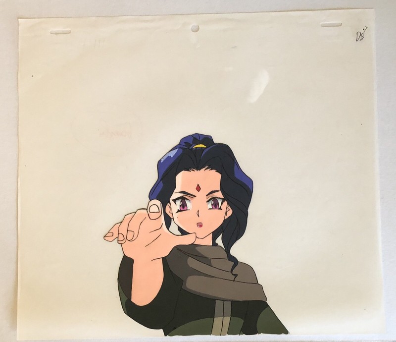 Arielle Relryle From El-Hazard Original Cel & Sketch
