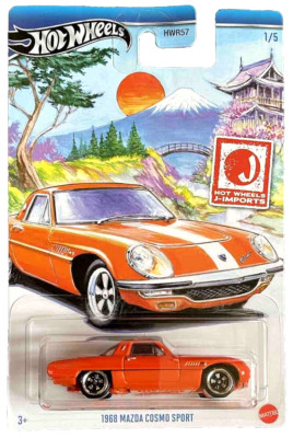 Hot Wheels 1968 Mazda Cosmo Sport J-Imports  1/5 1:64 Modellauto Spielzeug OVP