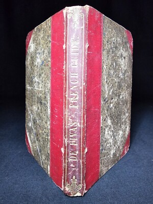 1852 LANGUAGE New Guide to modern French Conversation A. De. Fivas Vocabulary
