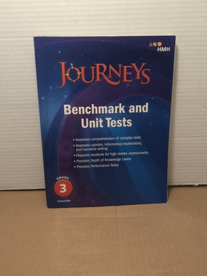 Benchmark Tests and Unit Tests Consumable Grade 3 (Journeys) - Good+ Used cond.