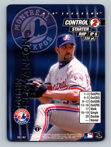 2001 MLB Showdown 1st Edition Dustin Hermanson #266 card