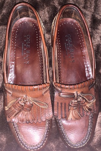 Cole Haan Leather Tassel Loafers Mens 