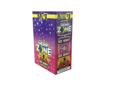 H Zone Herbal Bee Berry Flavor Wrap Paper 15 Packs (Full Box)