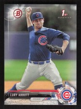 2017 Bowman Draft #BD-43 Cory Abbott Chicago Cubs