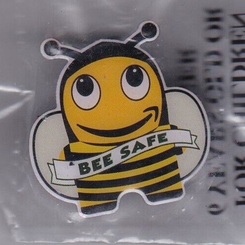 Amazon PECCY Bee Safe Employee Pin eBay