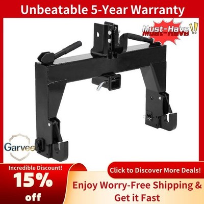 Heavy Duty 3 Point Quick Hitch 2'' Receiver 3000lbs Capacity