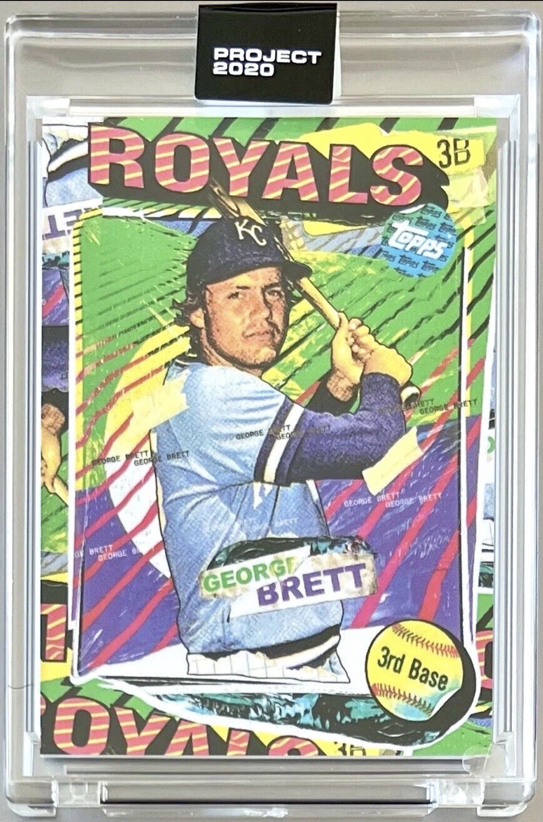 Topps Project 2020 George Brett by Tyson Beck #55 PR 1992